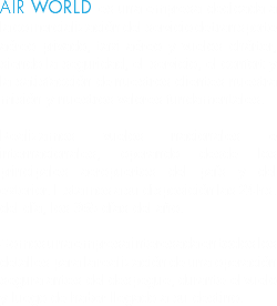 AIR WORLD es una empresa dedicada a la comercialización del servicio de transporte aéreo privado, taxi aéreo y vuelos chárter, siendo la seguridad, el servicio, el confort y la satisfacción de nuestros clientes nuestra misión y nuestros valores fundamentales. Realizamos vuelos nacionales e internacionales, operando desde los principales aeropuertos del país y del exterior. Estamos a su disposición las 24 hs. del día, los 365 días del año. Somos una empresa interesada en todos los detalles para la realización de una operación segura antes del despegue, durante el vuelo y luego de haber llegado a su destino. 